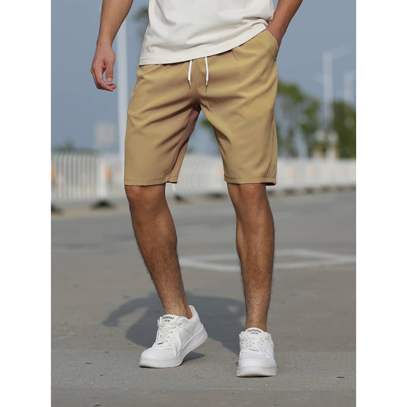 Luchtige Heren Short met Trekkoord – Comfort voor Warme Dagen