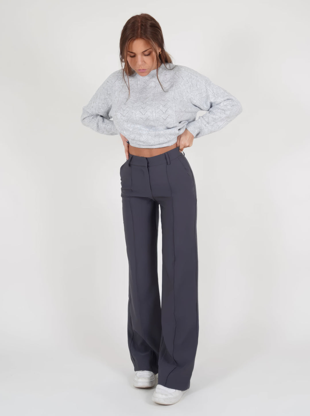Dames Broek – Wide-Leg Fit – Tijdloze Pasvorm voor Dagelijks Gebruik