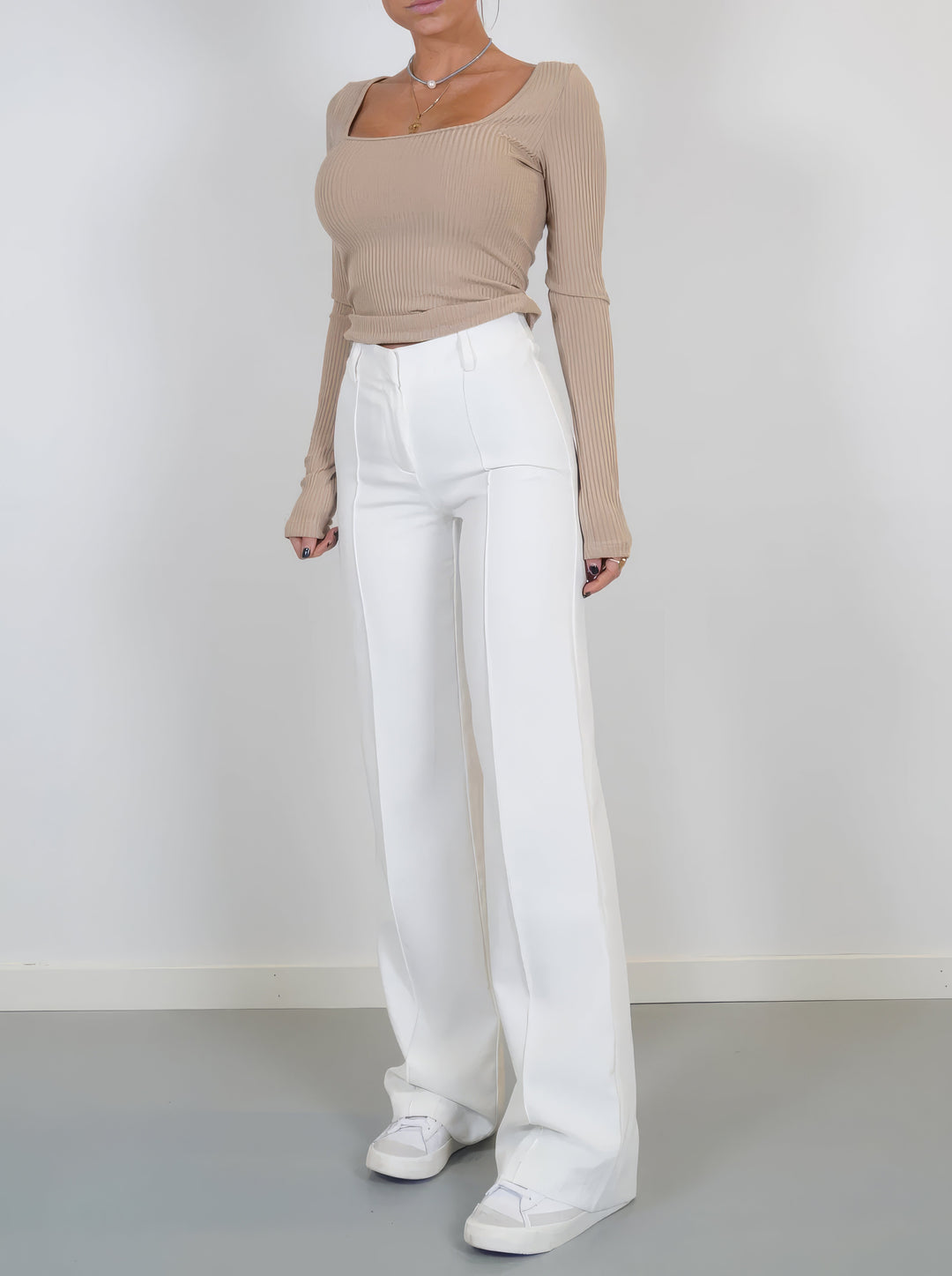 Dames Broek – Wide-Leg Fit – Tijdloze Pasvorm voor Dagelijks Gebruik