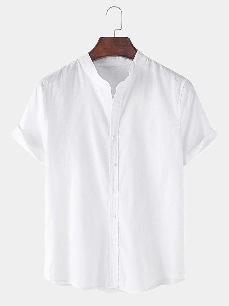 LUCA | Luchtig Korte Mouwen Shirt & Gestreepte Zwembroek Set – Stijlvol & Comfortabel