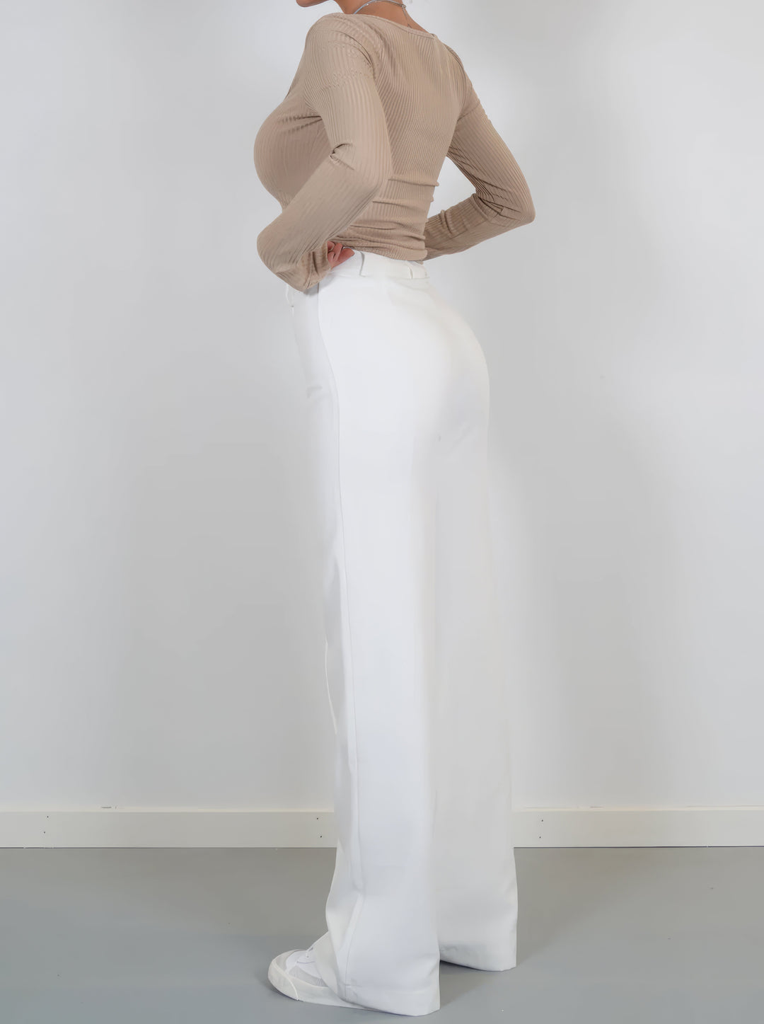 Dames Broek – Wide-Leg Fit – Tijdloze Pasvorm voor Dagelijks Gebruik