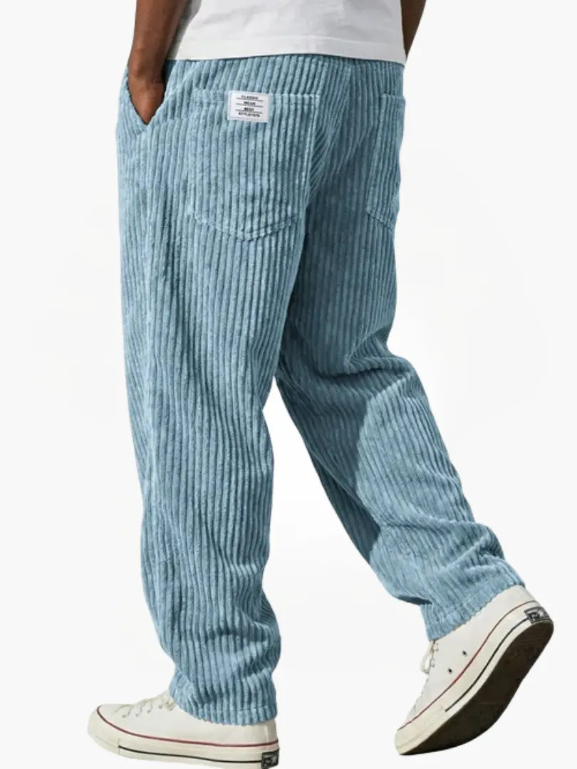 Corduroy Broek Heren – Lichtblauw - beeld 6