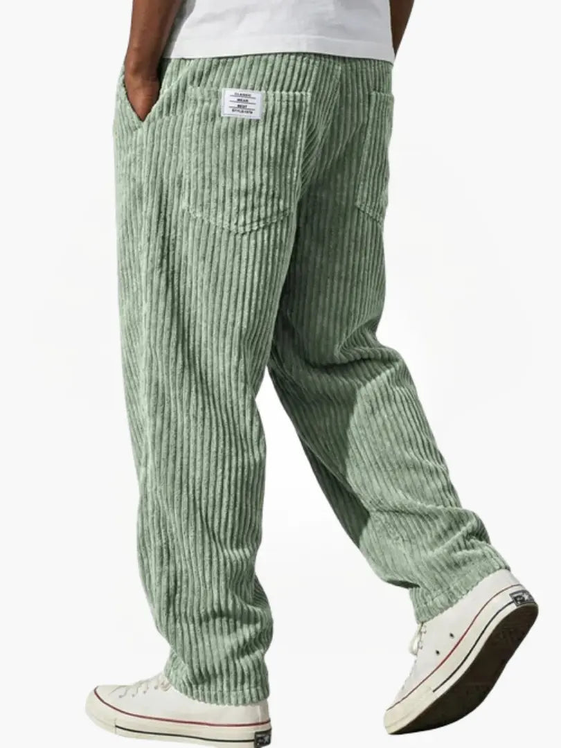 Corduroy Broek Heren – Lichtgroen - beeld 7