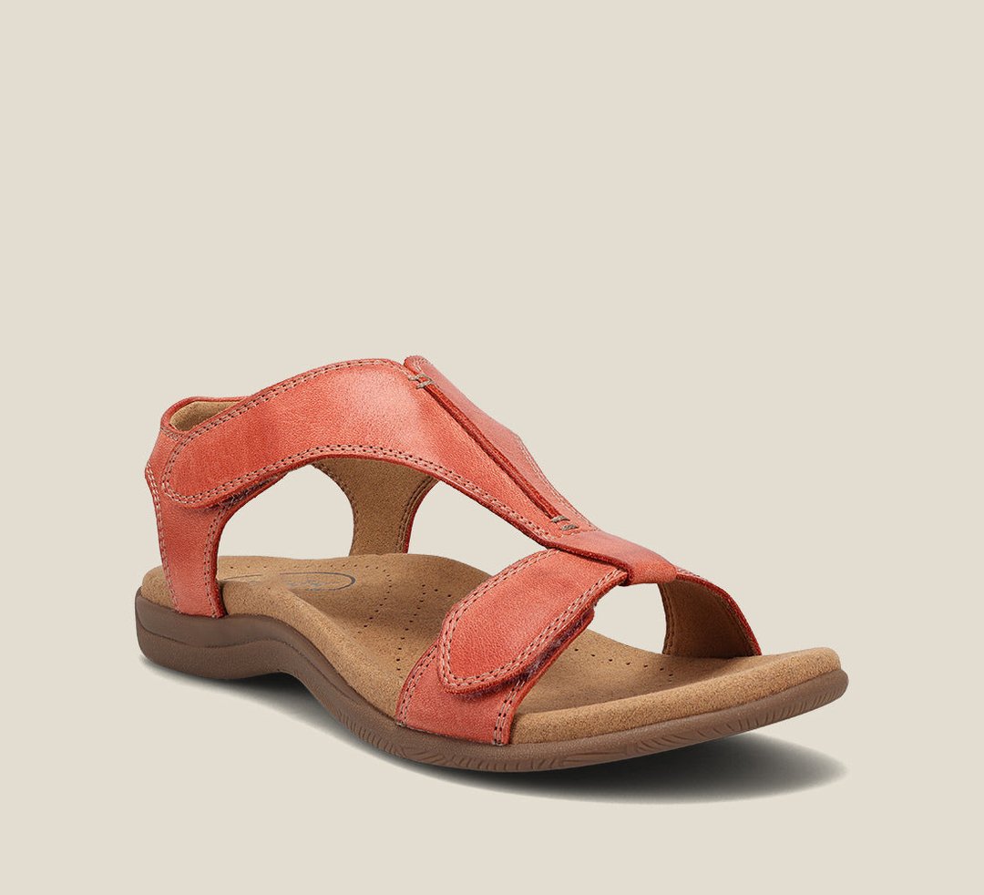 Dames Sandalen met Lage Hak – Verstelbare Gesp – Comfortabele Zomersandalen