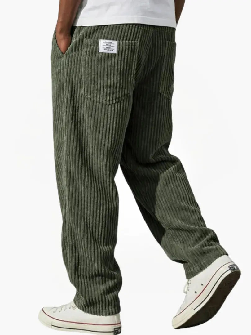 Corduroy Broek Heren – Groen - beeld 4