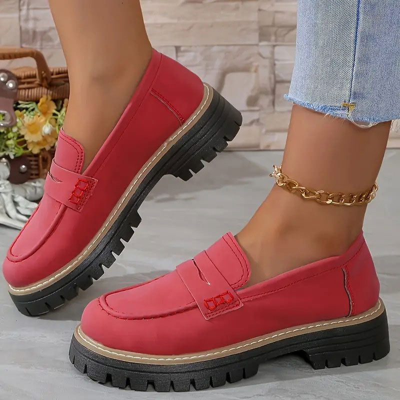 Lilia | Comfortabele Plateau Loafers voor Dames