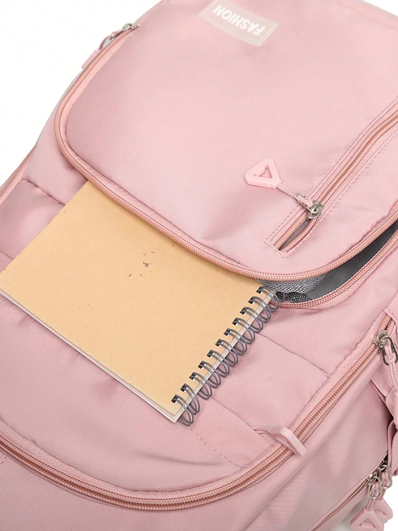 Waterdichte roze meiden rugzak met laptopvak – stijlvolle schooltas