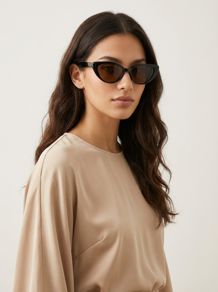 Dames Cat Eye Zonnebril – Retro Ontwerp – Veelzijdig Zomer Accessoire