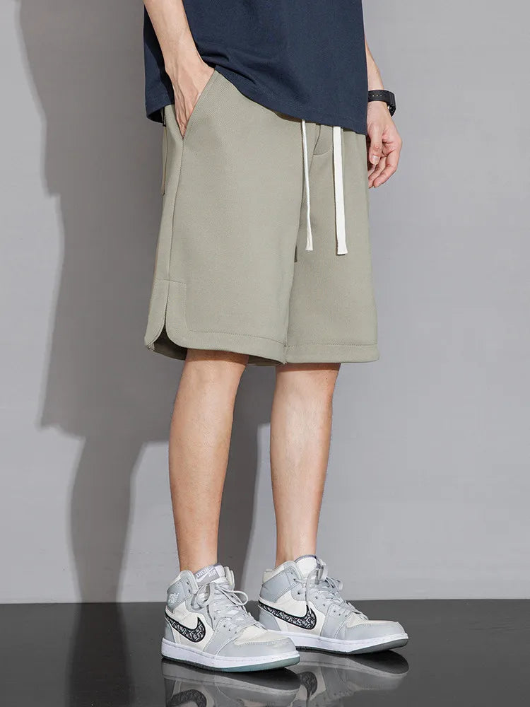 Liam Heren Korte Broek met Elastische Taille voor Casual Zomeroutfits-3
