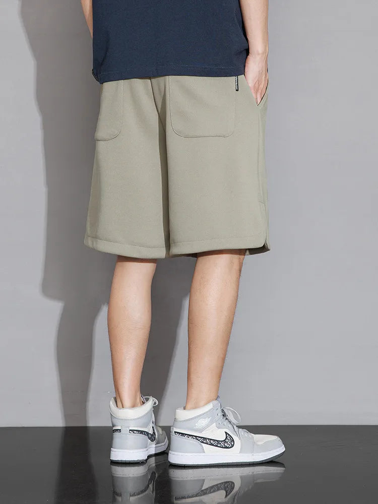 Liam Heren Korte Broek met Elastische Taille voor Casual Zomeroutfits-4