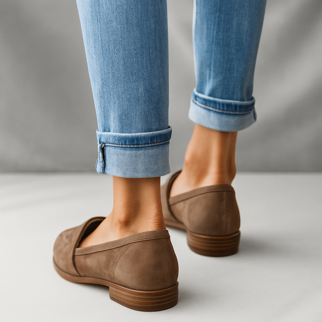 Dames Loafers – Suède Look – Tijdloos Instapmodel Ontwerp