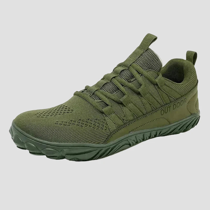 Barefoot Wandelschoenen met Brede Pasvorm – Ademend Ontwerp met Gripzool - De Mode OutletGREY-CS30D08