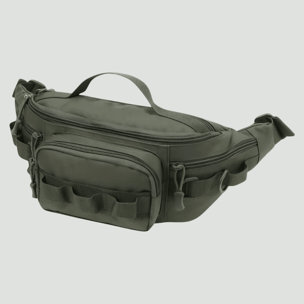 Compact Waterafstotende Outdoor Heuptas – Lichtgewicht Praktische Draagtas - De Mode OutletDARK GREEN-HN43P68