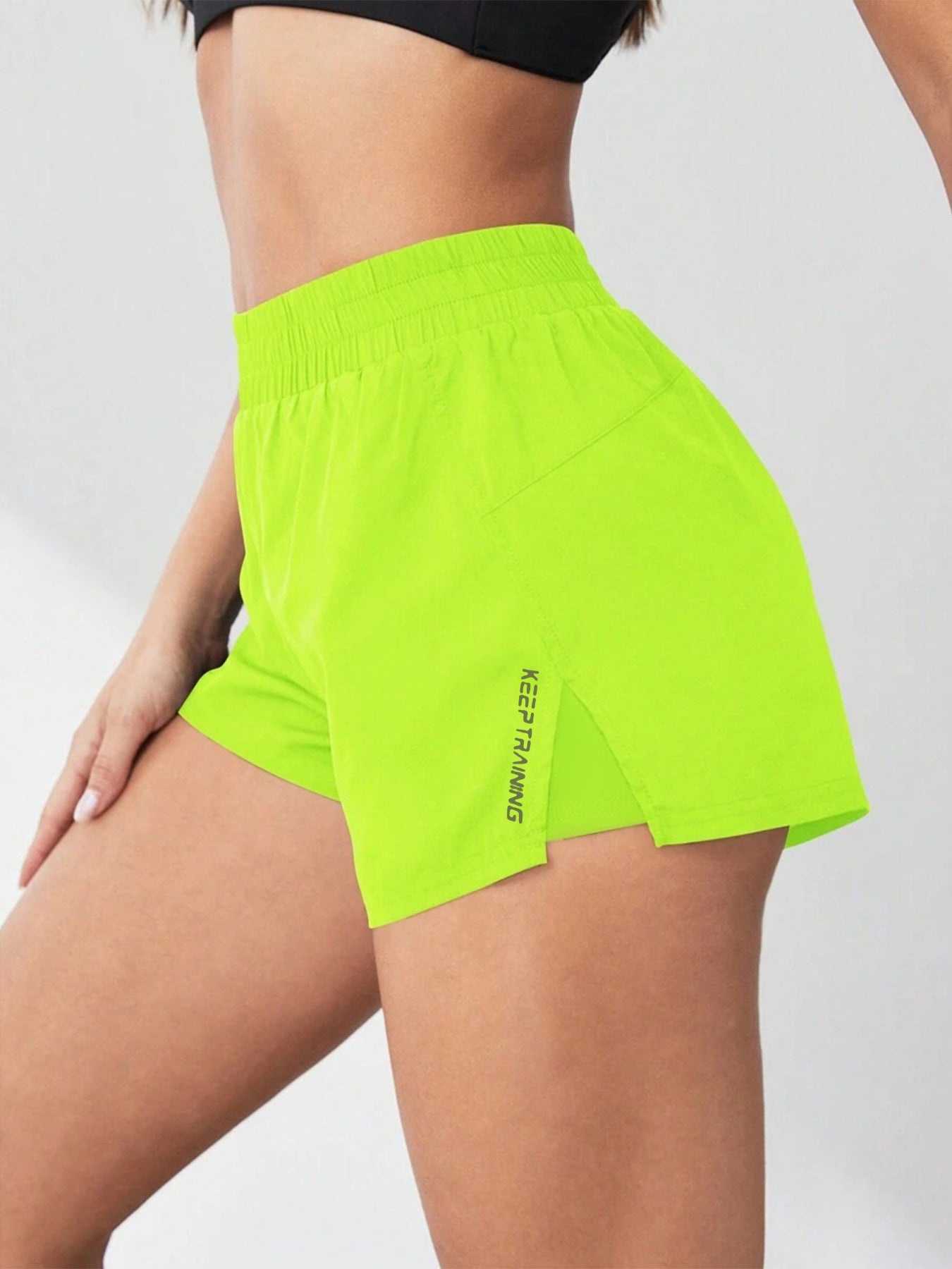Dames 2 - in - 1 Hardloopshort | Licht, Ondersteunend & Zelfverzekerd Bewegen - De Mode OutletDWOD4-SS001037