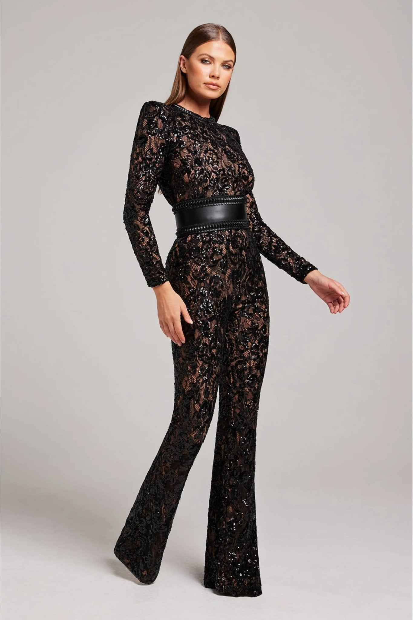 Dames Bodysuit met Ronde Hals en Aansluitende Pasvorm - De Mode OutletCJLT110322105EV