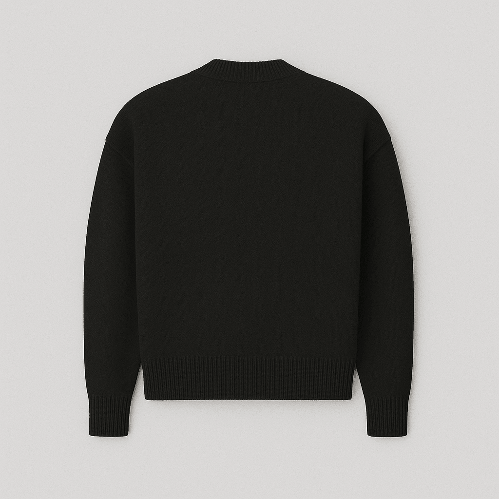 Dames Oversized Trui met Ronde Hals en Grafisch Detail - De Mode OutletDWOD9-SR001365