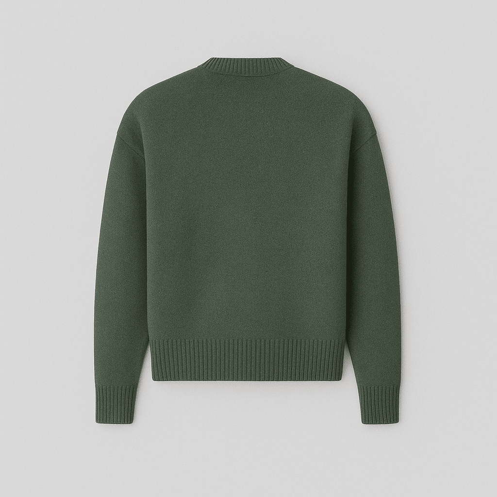Dames Oversized Trui met Ronde Hals en Grafisch Detail - De Mode OutletDWOD9-SR001365