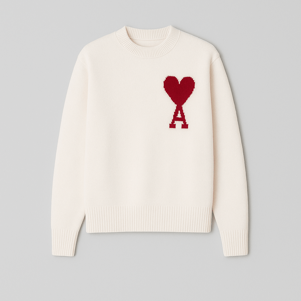 Dames Oversized Trui met Ronde Hals en Grafisch Detail - De Mode OutletDWOD9-SR001389