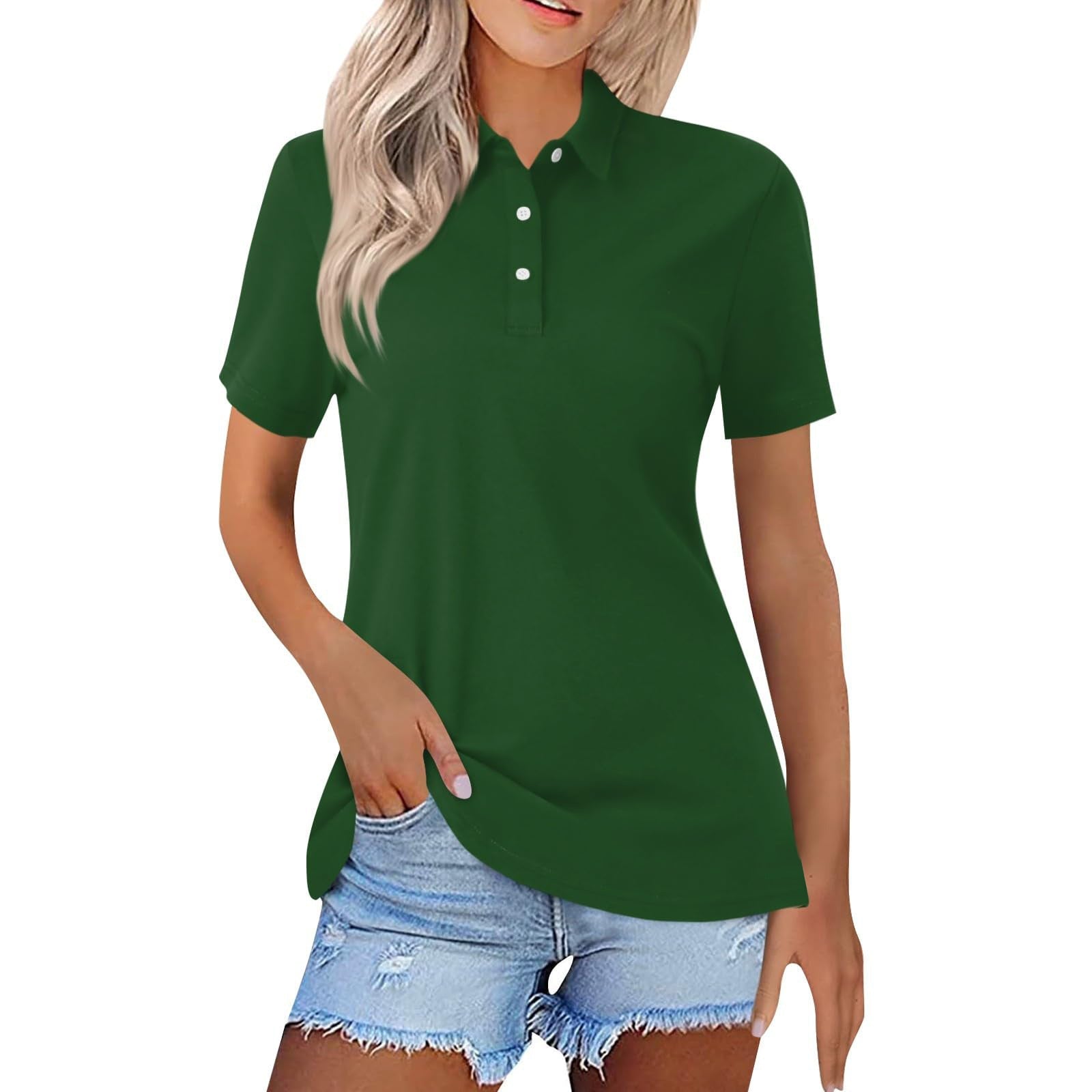 Dames poloshirt met klassieke uitstraling - De Mode Outlet20