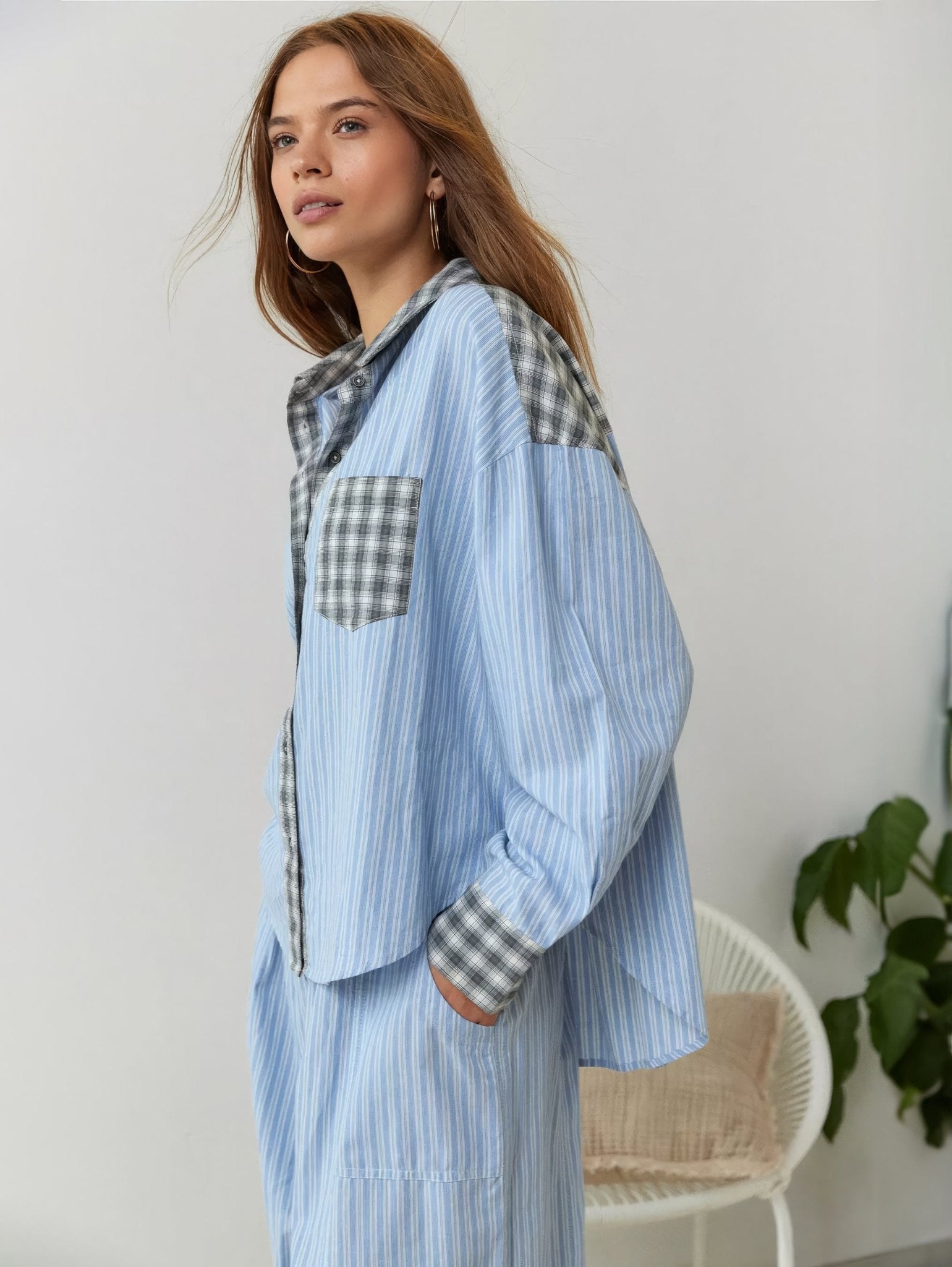 Dames Pyjama Set met Zachte Stof en Comfortabele Pasvorm - De Mode Outlet1