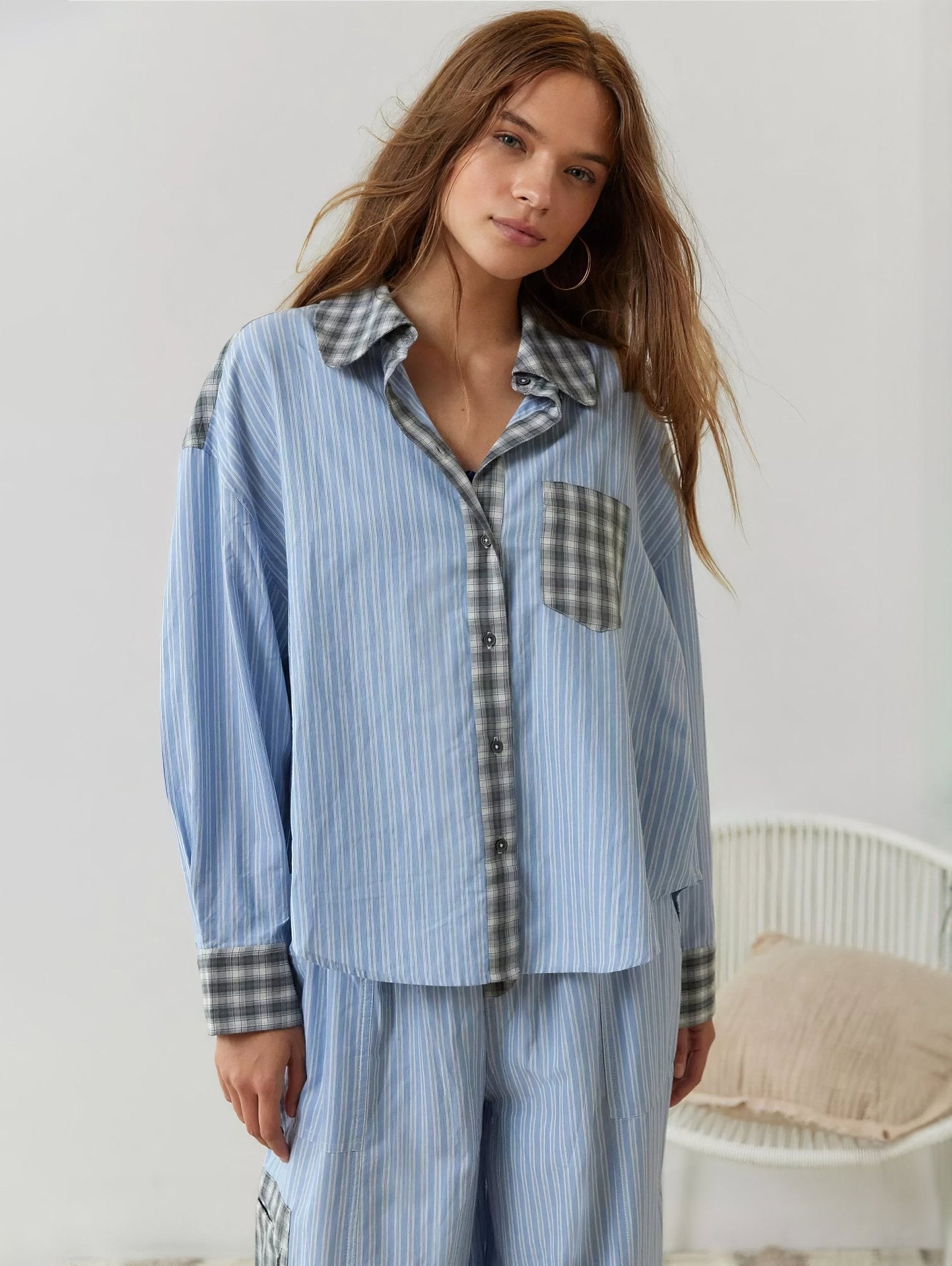 Dames Pyjama Set met Zachte Stof en Comfortabele Pasvorm - De Mode Outlet1