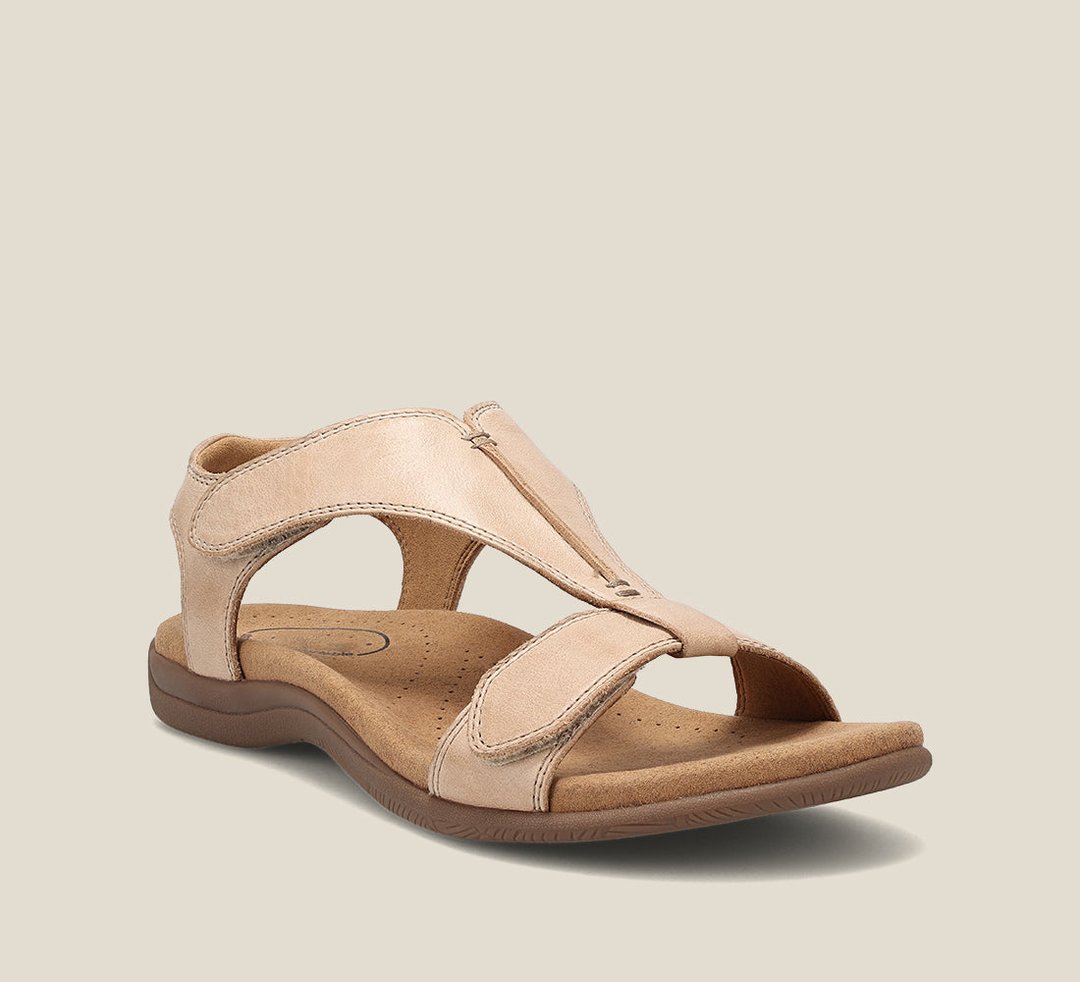 Dames Sandalen met Lage Hak – Verstelbare Gesp – Comfortabele Zomersandalen