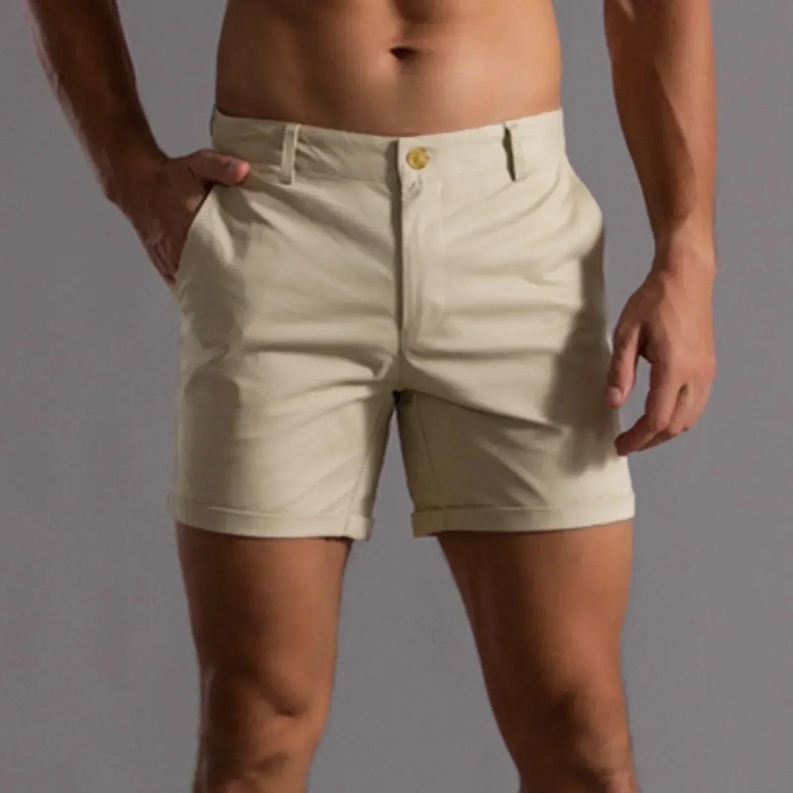 Chino Short Heren – Slim Fit Korte Broek voor de Zomer