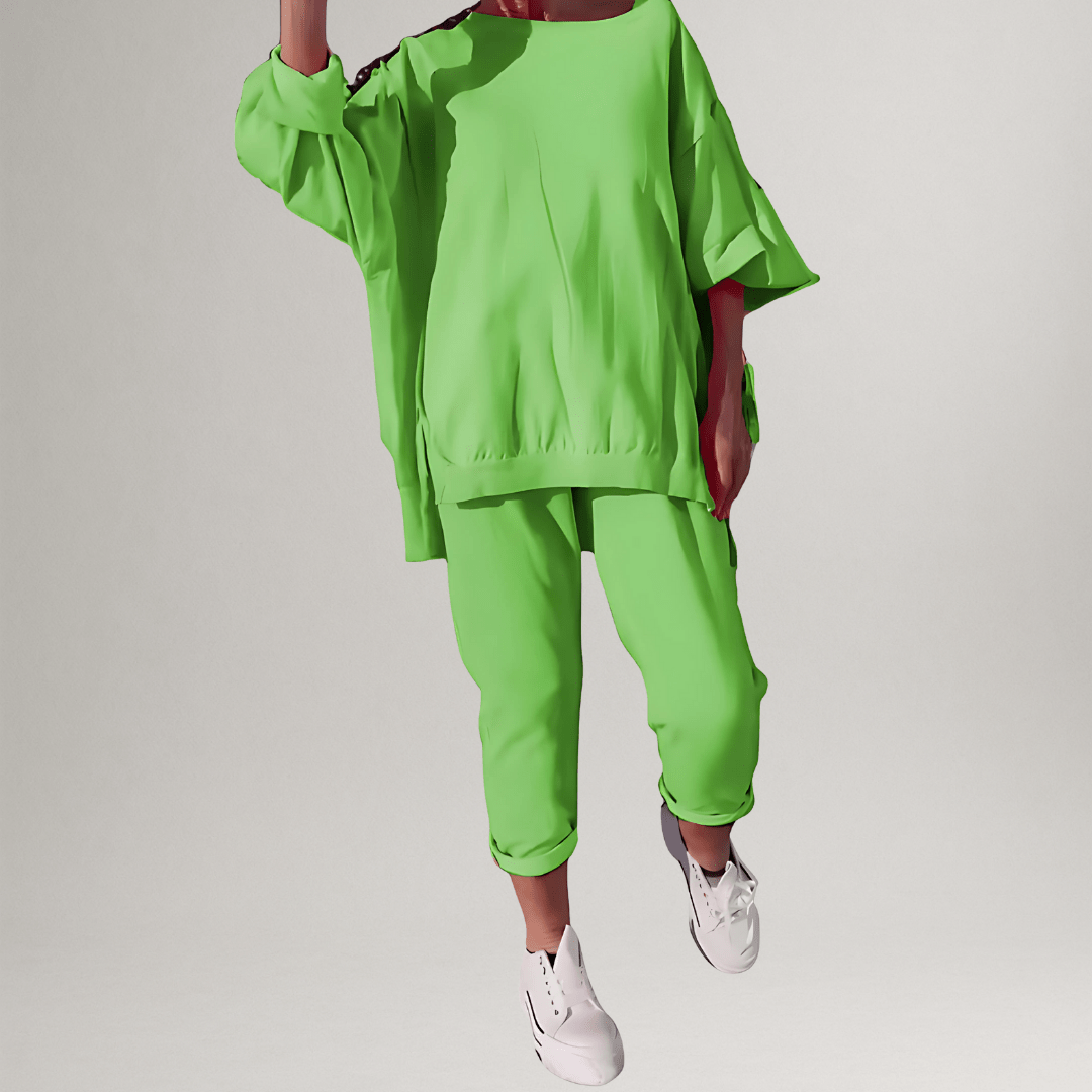 Huispak Dames Oversized – Lichtgroen - beeld 5