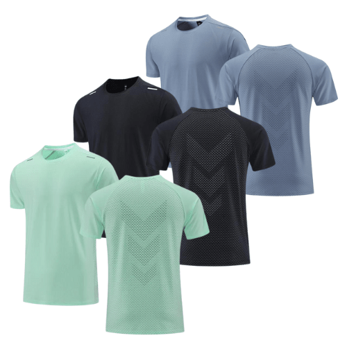 HERA | Heren Fitness T-shirt Sneldrogend Ademend Lichtgewicht Sporttop - De Mode Outlet9771528520027-;sku_a0