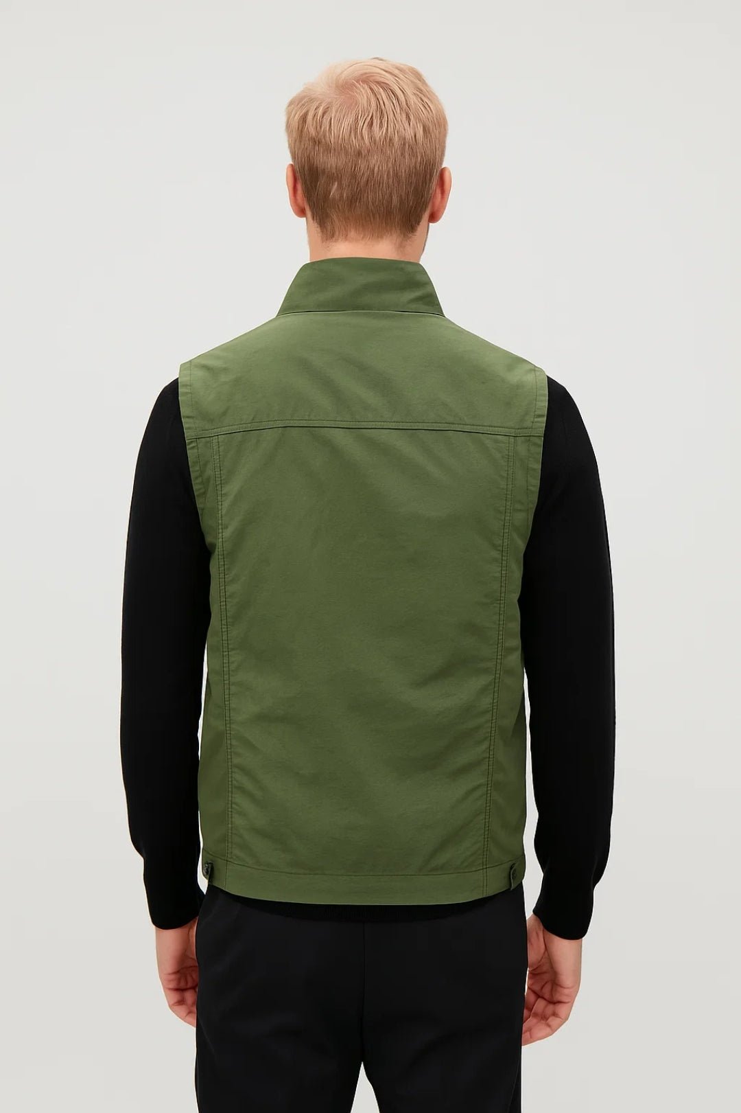 Heren Bodywarmer met Hoge Kraag en Lichtgewicht Ontwerp - De Mode Outlet