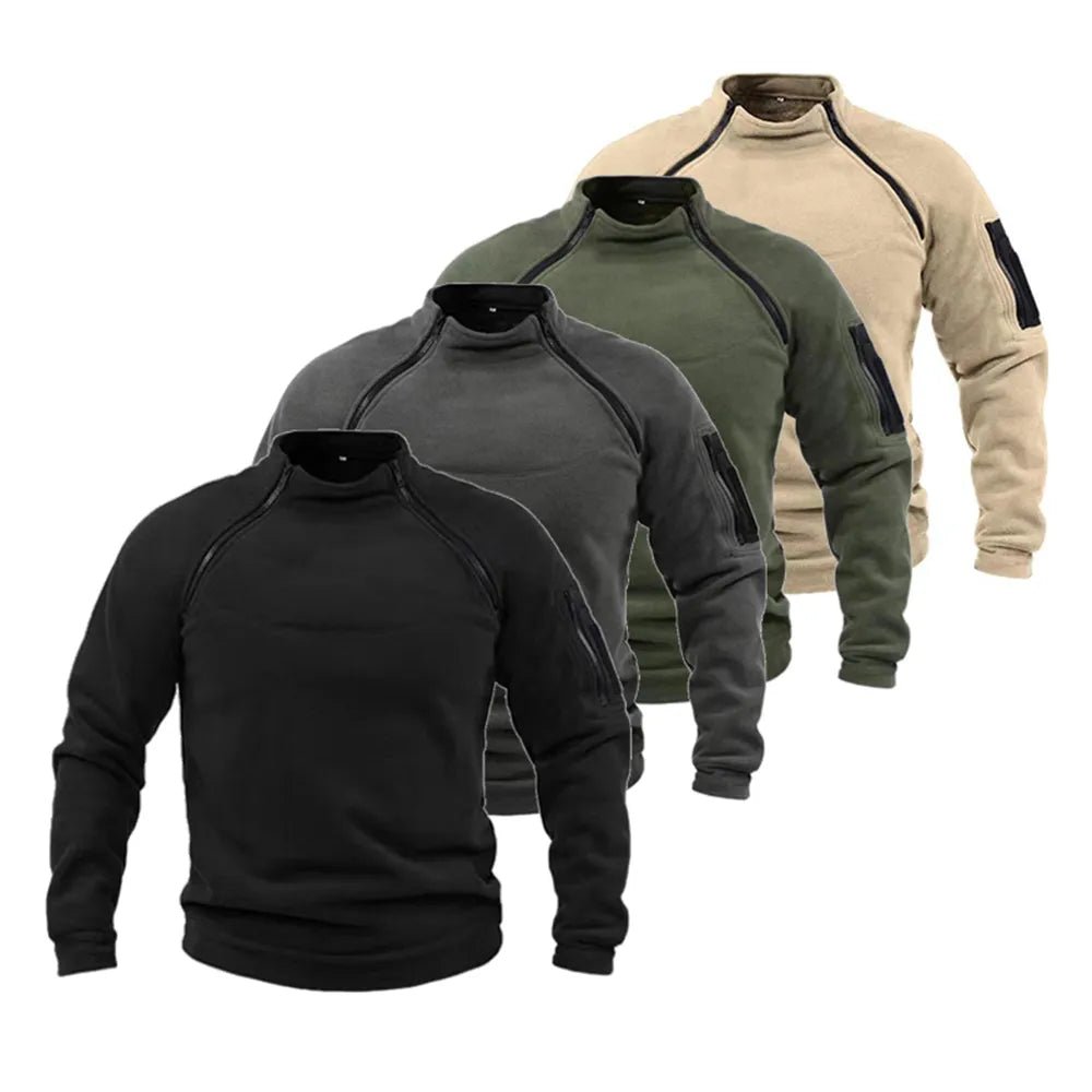 Heren fleece sweatshirt | Warm en stoer ontwerp voor dagelijks gebruik - De Mode OutletSKU_1757586027241_127