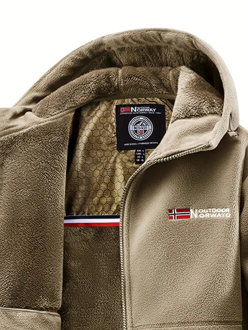 Heren Fleecejack met Warm en Ademend Ontwerp voor Koude Dagen - De Mode Outlet