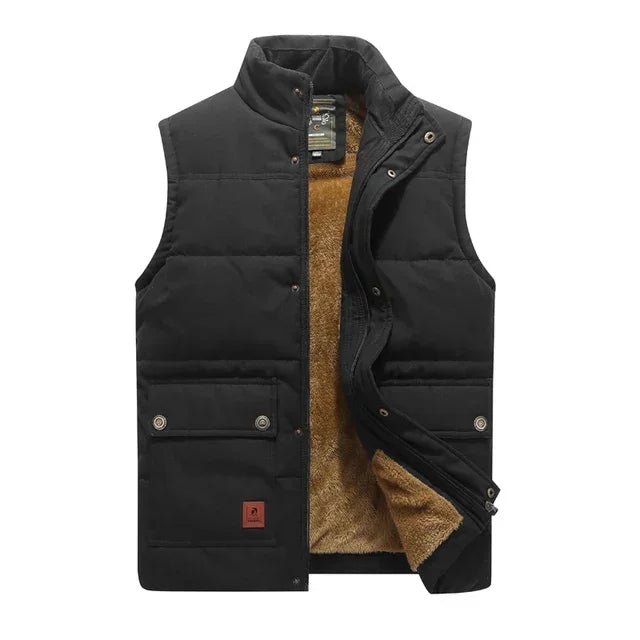 Heren Gevoerde Bodywarmer met Ritssluiting en Comfortabele Pasvorm - De Mode Outlet59568243559913