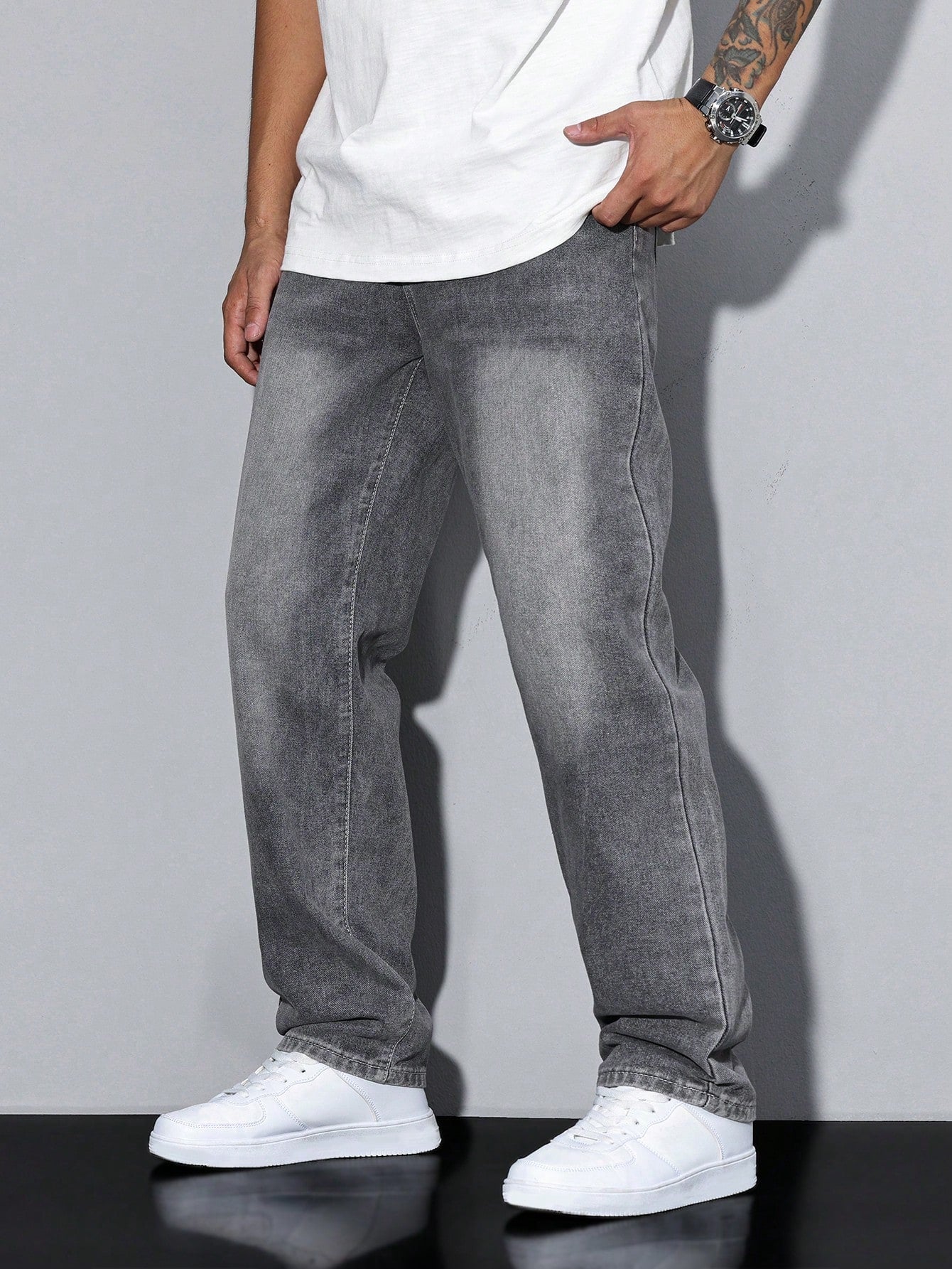 Heren jeans | Losse baggy fit met moderne en casual uitstraling - De Mode Outlet7652934516822-Kleur 1/XS