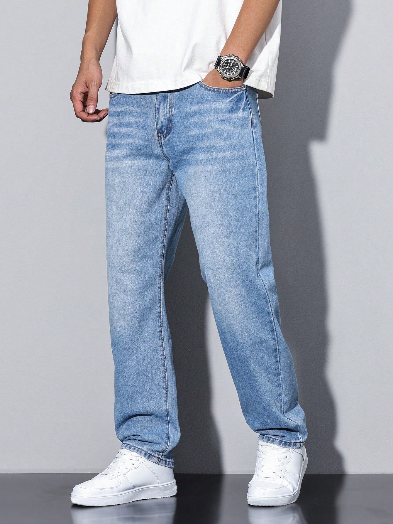 Heren jeans | Losse baggy fit met moderne en casual uitstraling - De Mode Outlet7652934516822-Kleur 5/XS