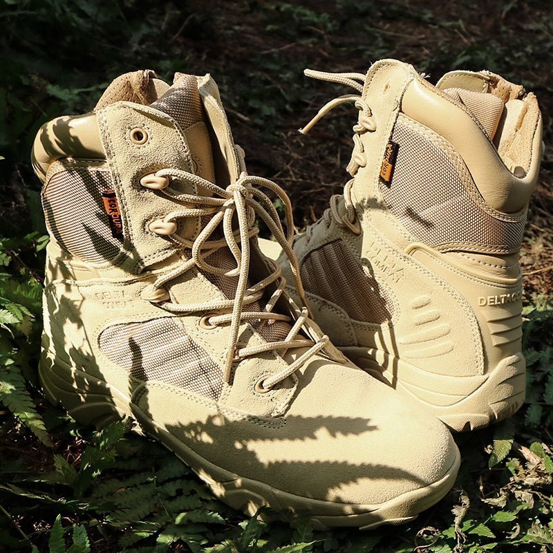 Heren Lichtgewicht Waterdichte Tactical Wandelschoenen – Gripzool voor Buiten - De Mode OutletKHAKI-HO67N59