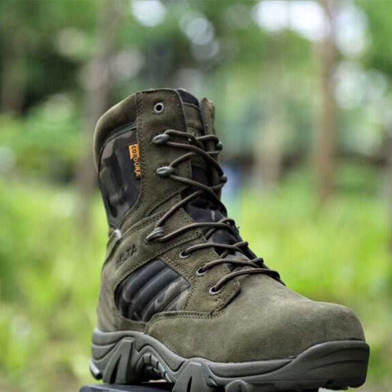 Heren Lichtgewicht Waterdichte Tactical Wandelschoenen – Gripzool voor Buiten - De Mode OutletKHAKI-HO67N59