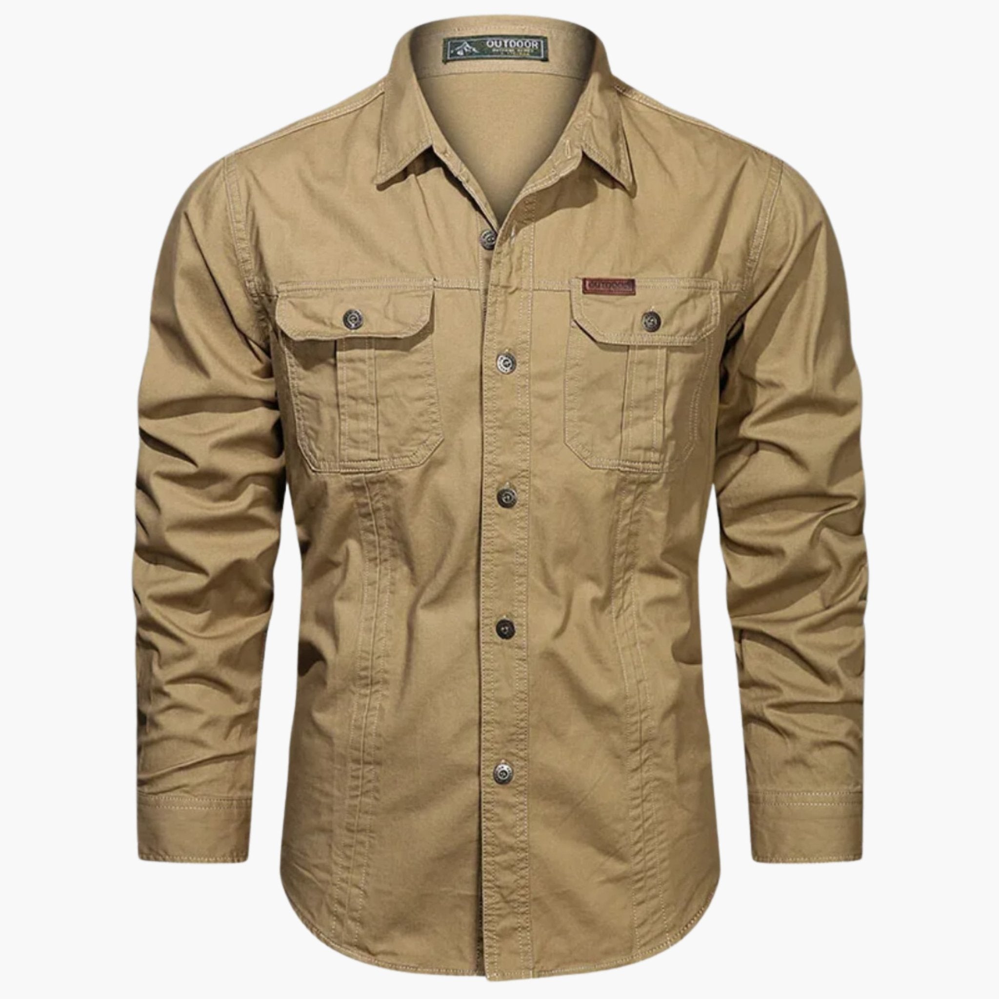 Heren Outdoor Overhemd met Borstzakken en Knoopsluiting | Duurzaam en Veelzijdig - De Mode OutletSKU_1759390379816_416