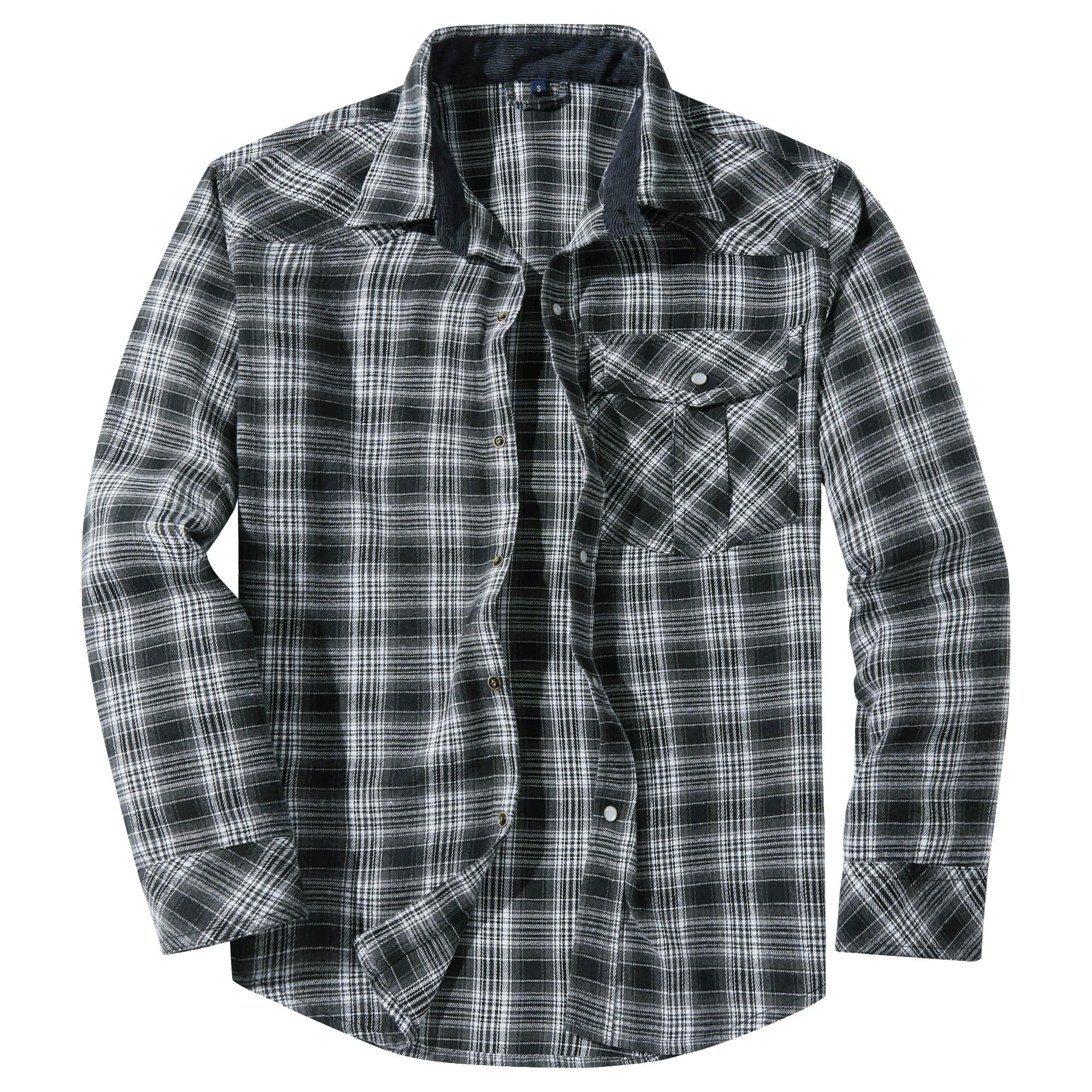 Heren overhemd met flanellen uitstraling | Warm en casual ontwerp - De Mode OutletDMED2-QZ033021