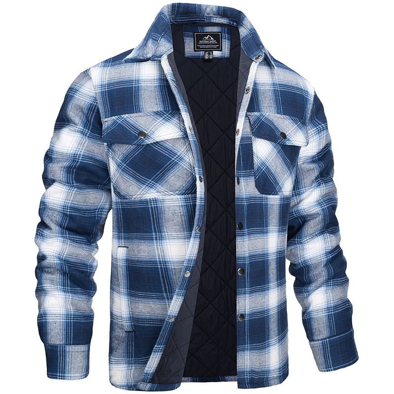 Heren overshirt met ruitpatroon | Warm en stoer ontwerp - De Mode Outletkp1755445752832418180