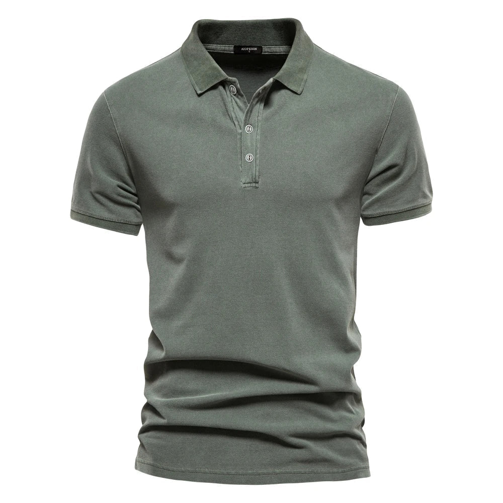 Heren Polo Shirt met Korte Mouwen en Klassieke Kraag - De Mode Outlet5:100014064;14:173