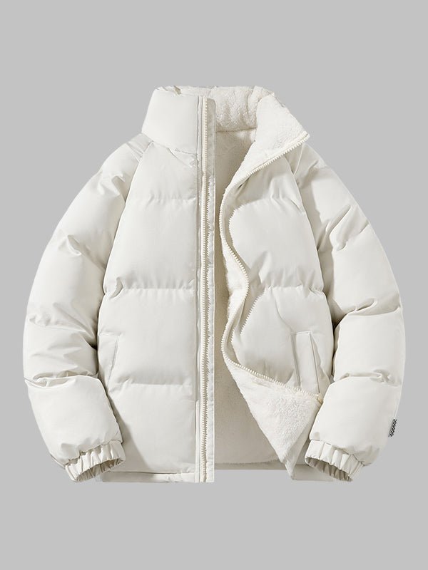 Heren Pufferjas met Fleegevoerde Binnenkant en Warme Bescherming - De Mode Outletsz00086yf06052
