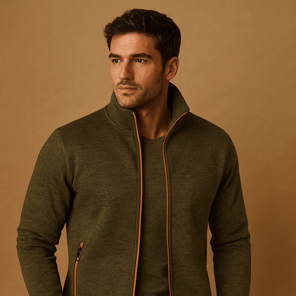 Heren vest met rits | Tijdloze stijl en comfortabele pasvorm - De Mode Outlet