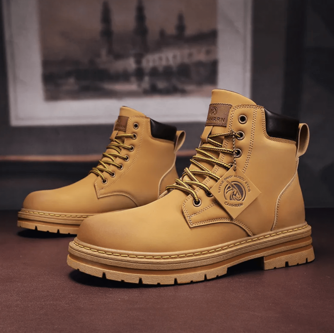 Heren Veterboots met Stevige Zool en Comfortabele Pasvorm - De Mode OutletSKU_1704702979626_908