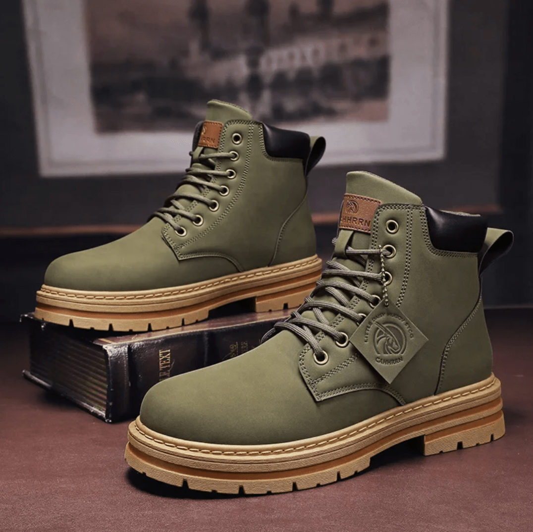 Heren Veterboots met Stevige Zool en Comfortabele Pasvorm - De Mode OutletSKU_1704702979626_947