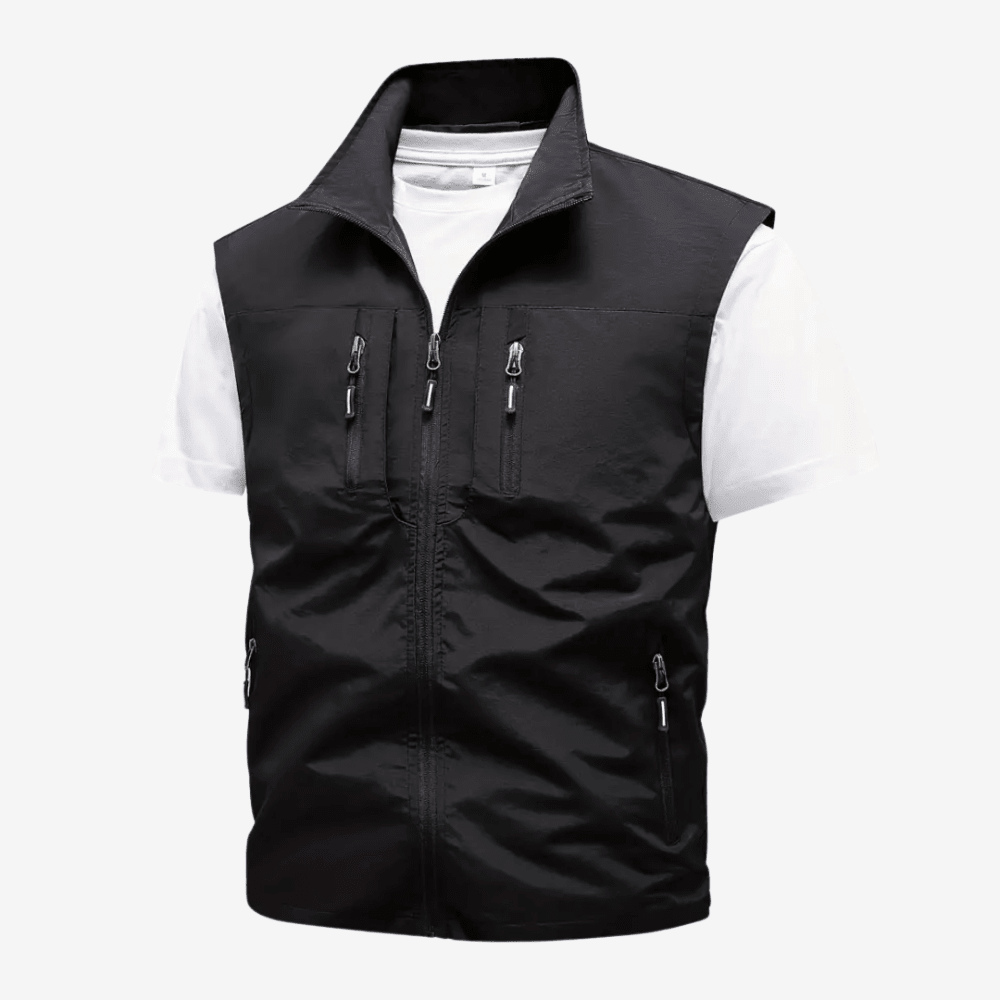 Heren Visgilet | Lichtgewicht Windbescherming voor Buiten - De Mode OutletBLACK-HX50G85