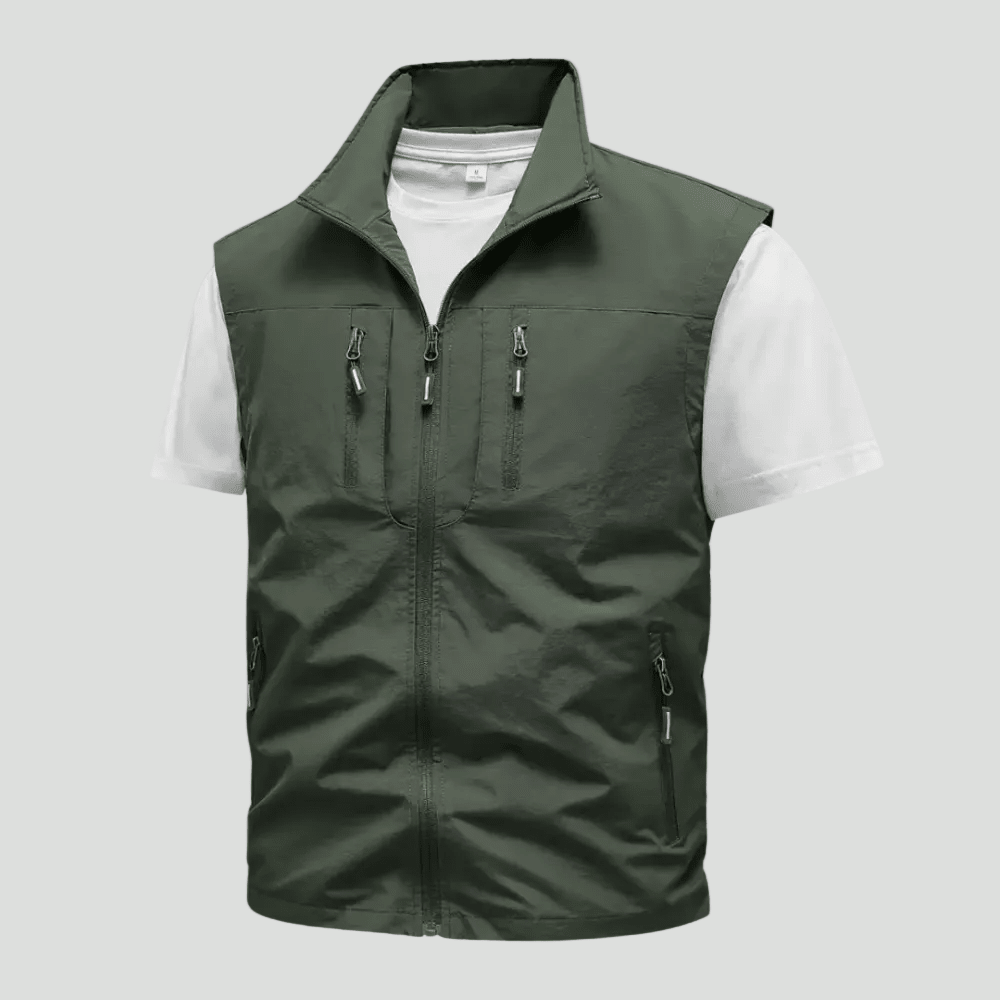 Heren Visgilet | Lichtgewicht Windbescherming voor Buiten - De Mode OutletDARK BLUE-KX63L52