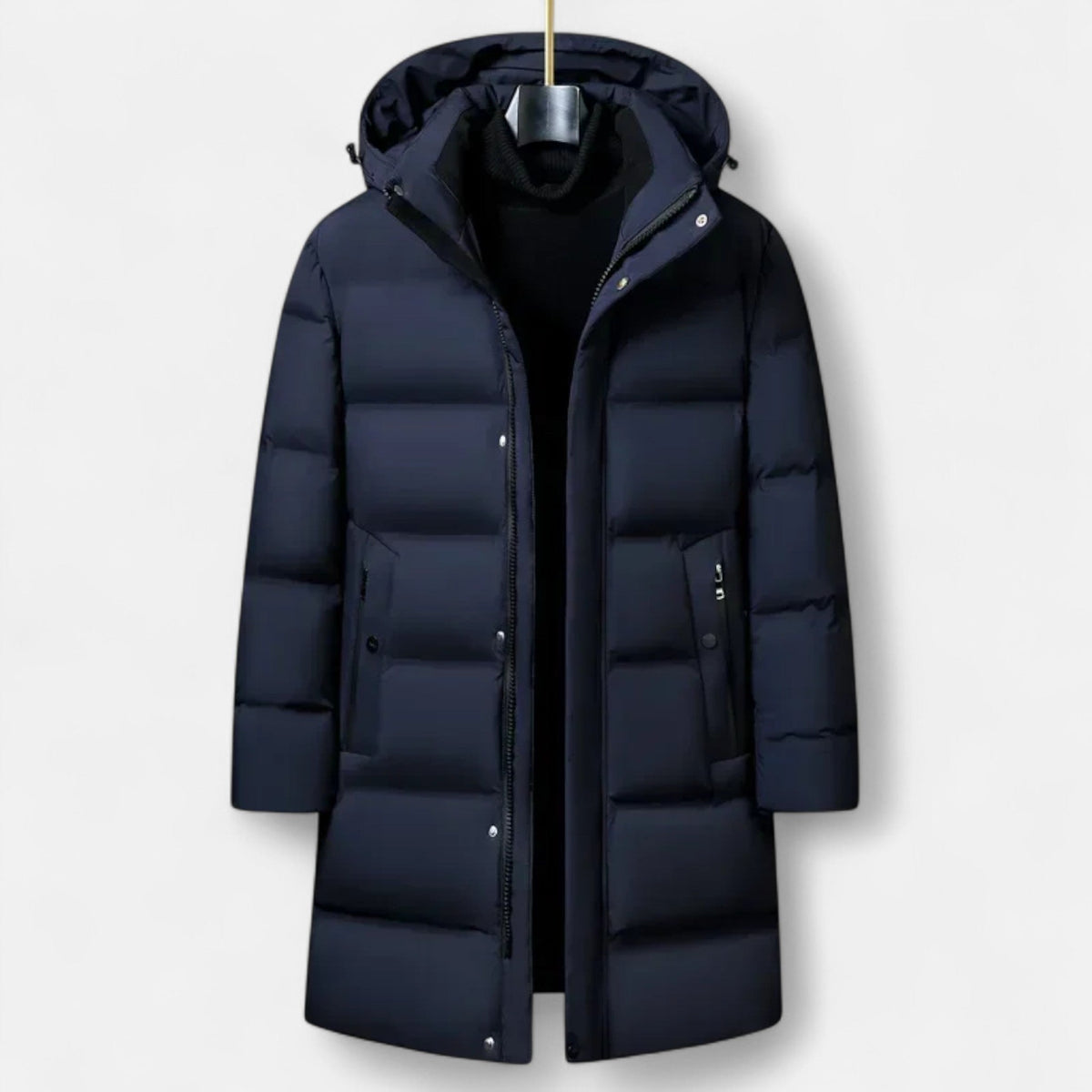 Heren Winter Parka | Lange Pasvorm met Beschermende Capuchon - De Mode Outlet