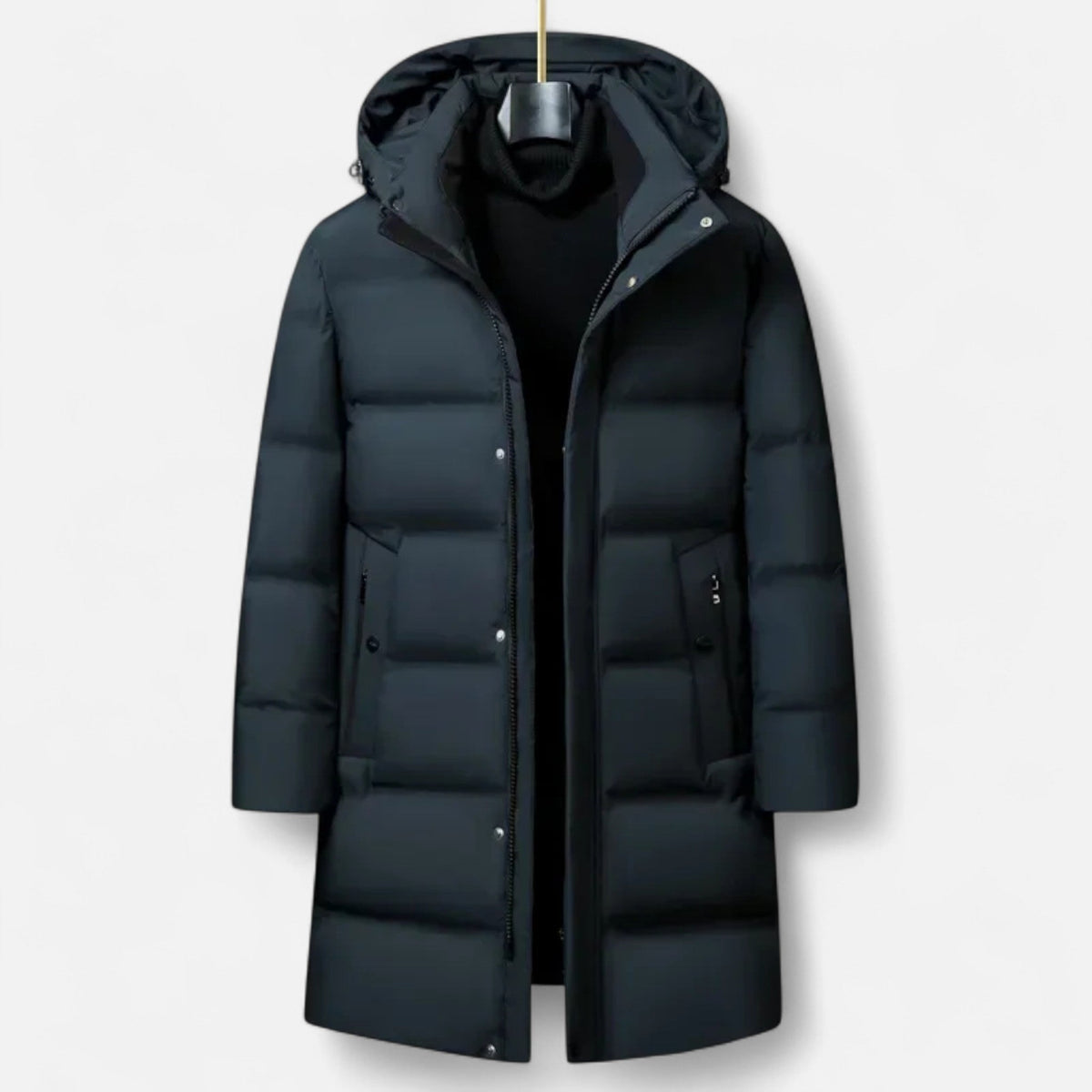 Heren Winter Parka | Lange Pasvorm met Beschermende Capuchon - De Mode Outlet