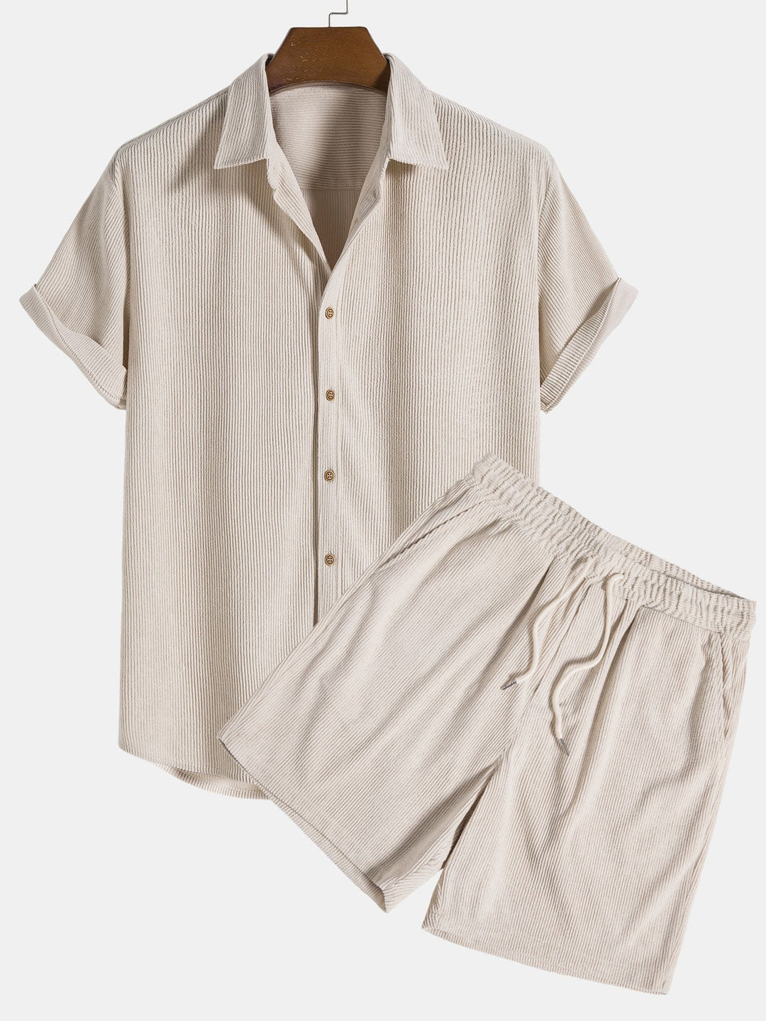 Mode Outlet | Heren Zomerset met Shirt en Shorts – Trendy & Comfortabel